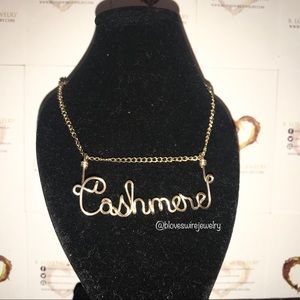 Custom Name Necklace. Handmade